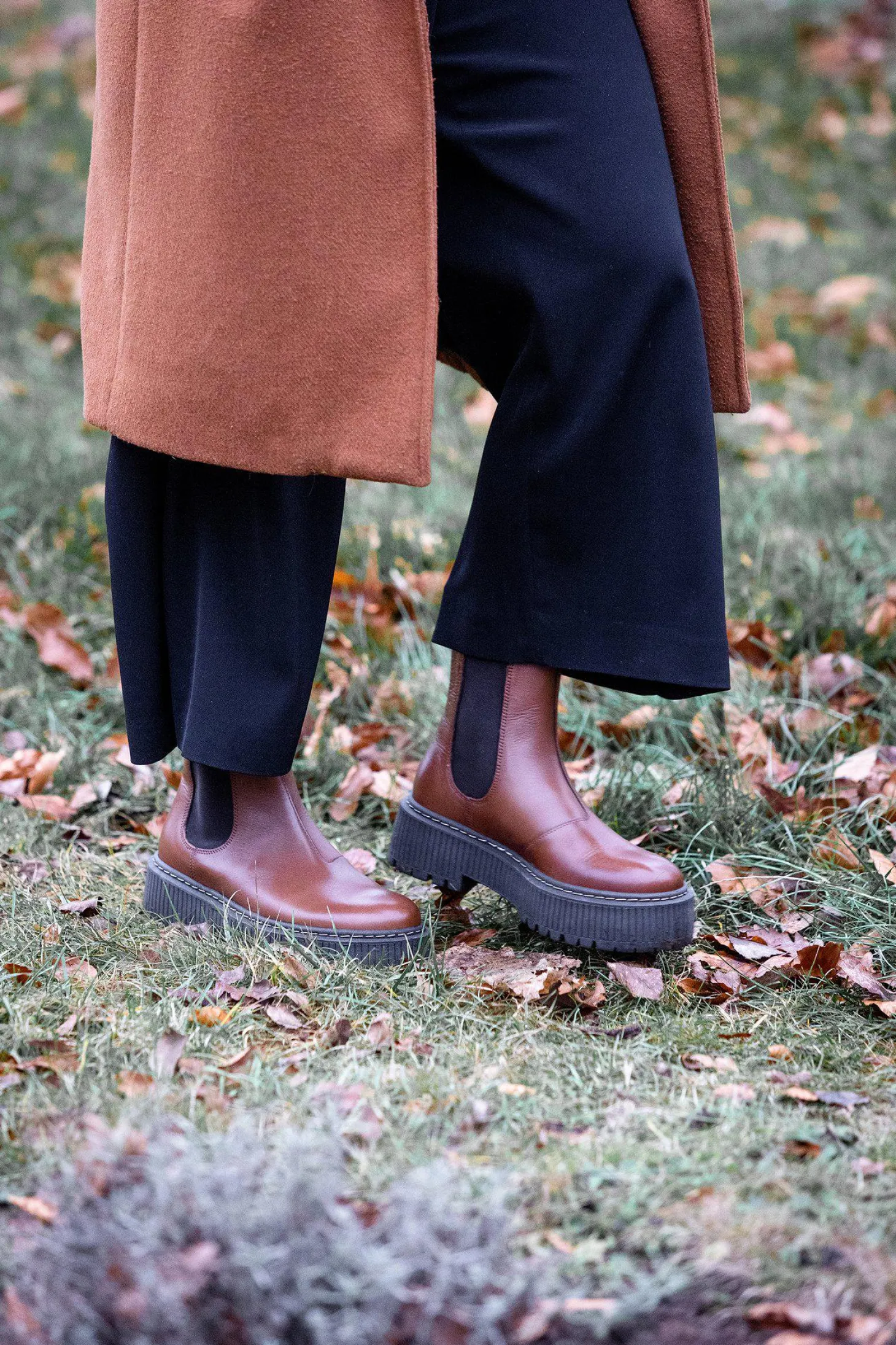 Alina Chelsea boots — Brown