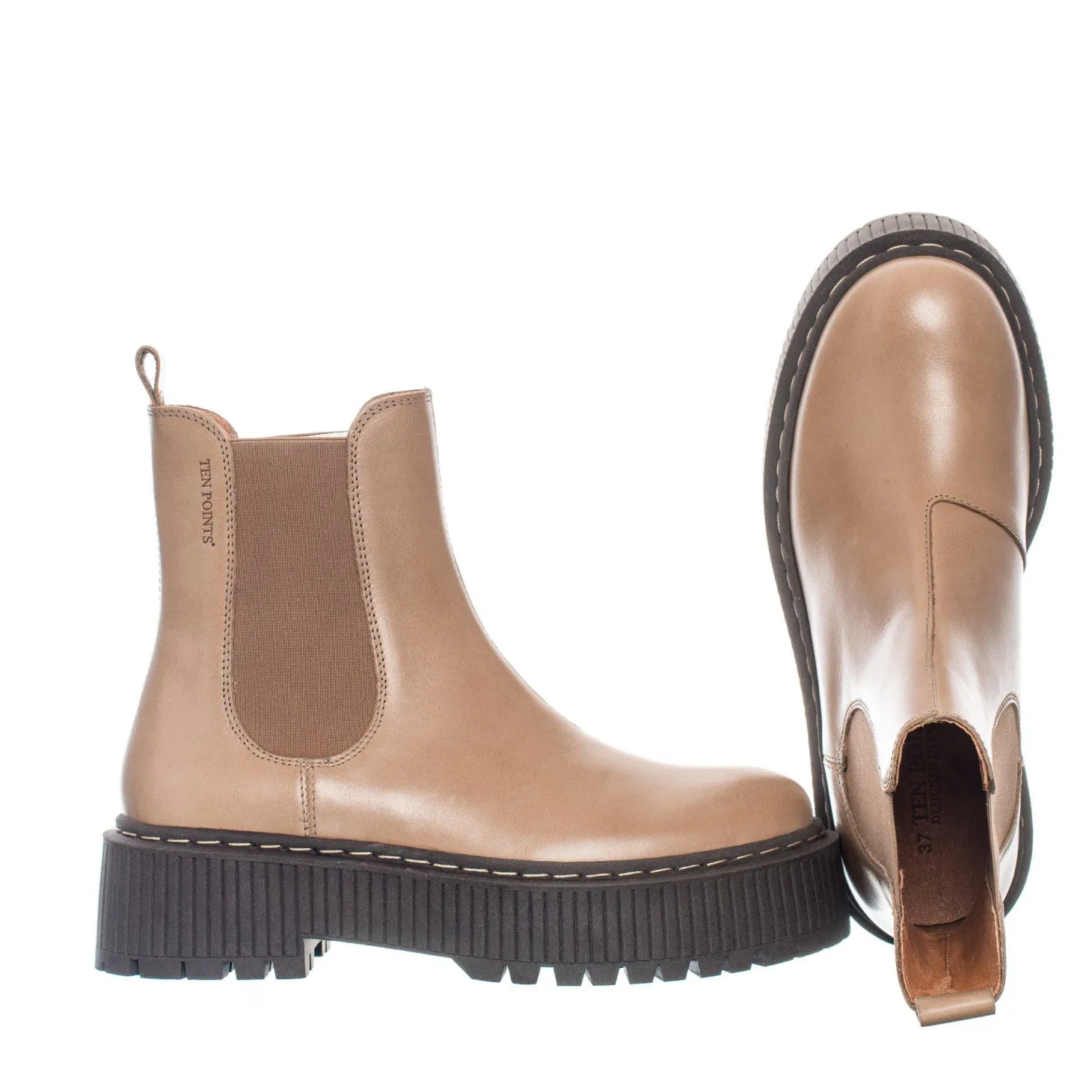 Alina Chelsea boots — Taupe