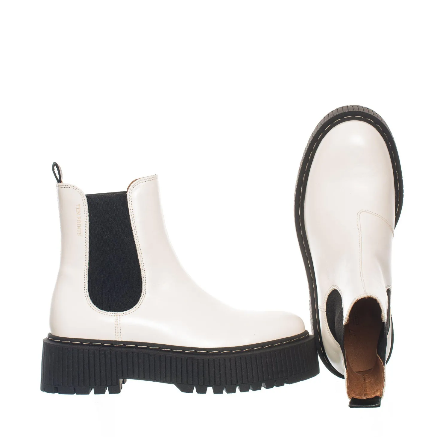 Alina Chelsea boots — Vanilla