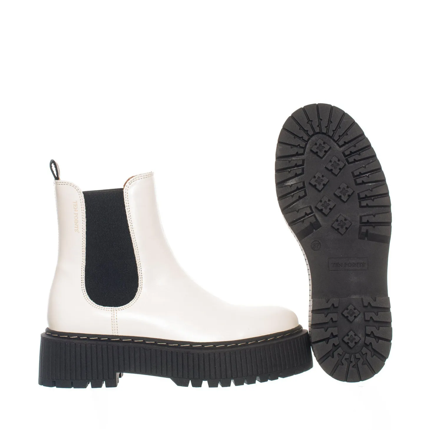 Alina Chelsea boots — Vanilla