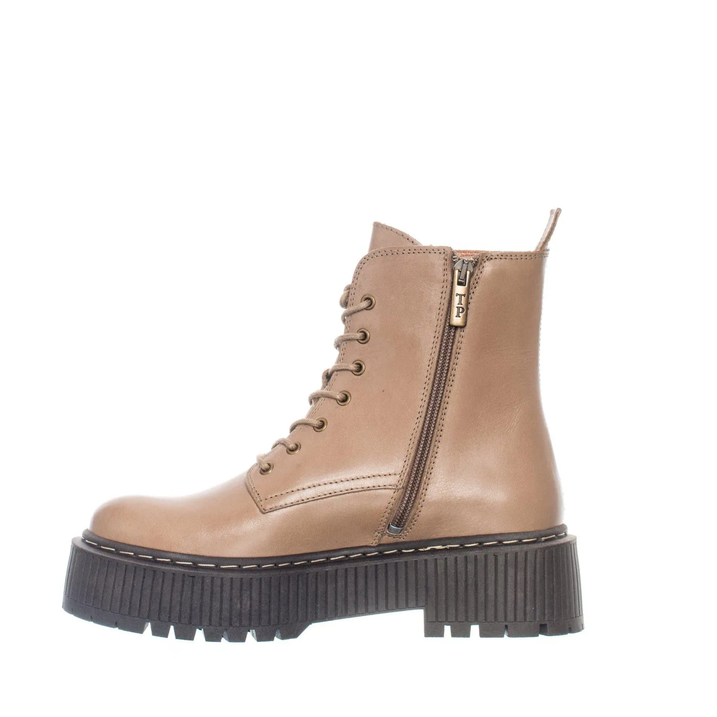 Alina Laced boots — Taupe