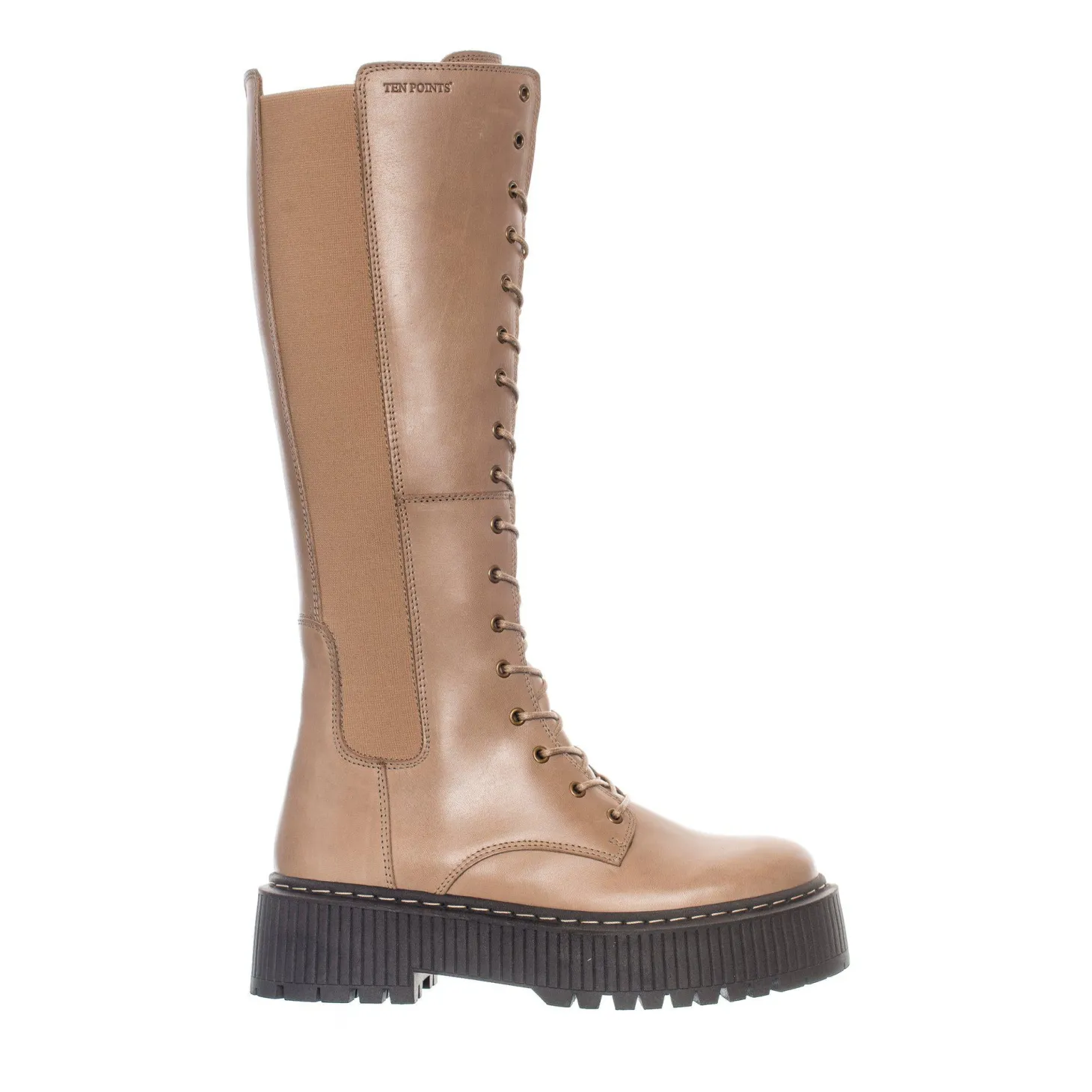 Alina Tall shaft boots — Taupe