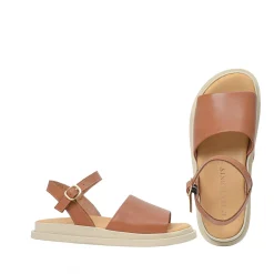 Alma Sandals — Cognac