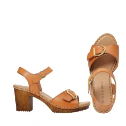 Amelia Clogs — Caramel