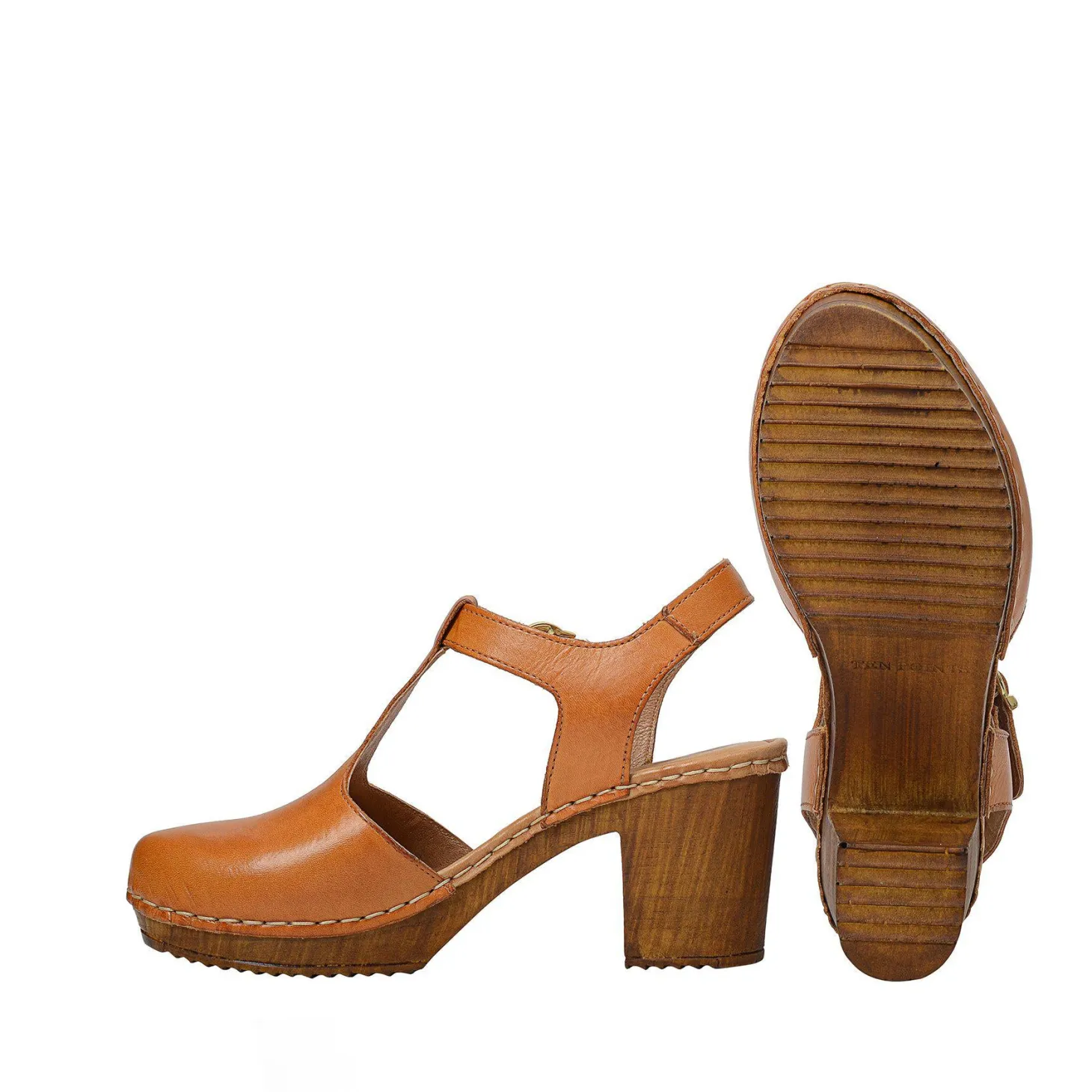 Amelia Clogs — Caramel