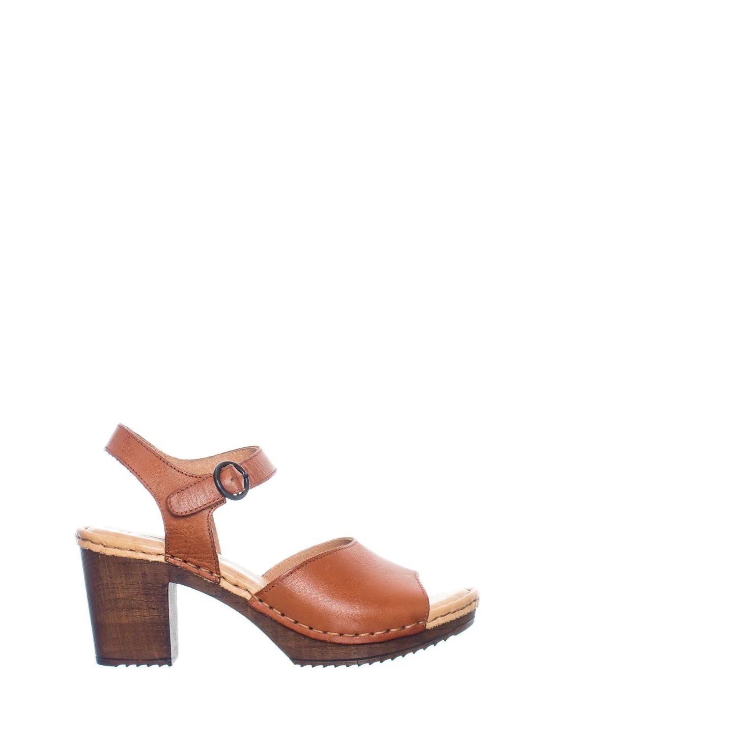 Amelia Clogs — Cognac
