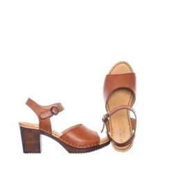 Amelia Clogs — Cognac