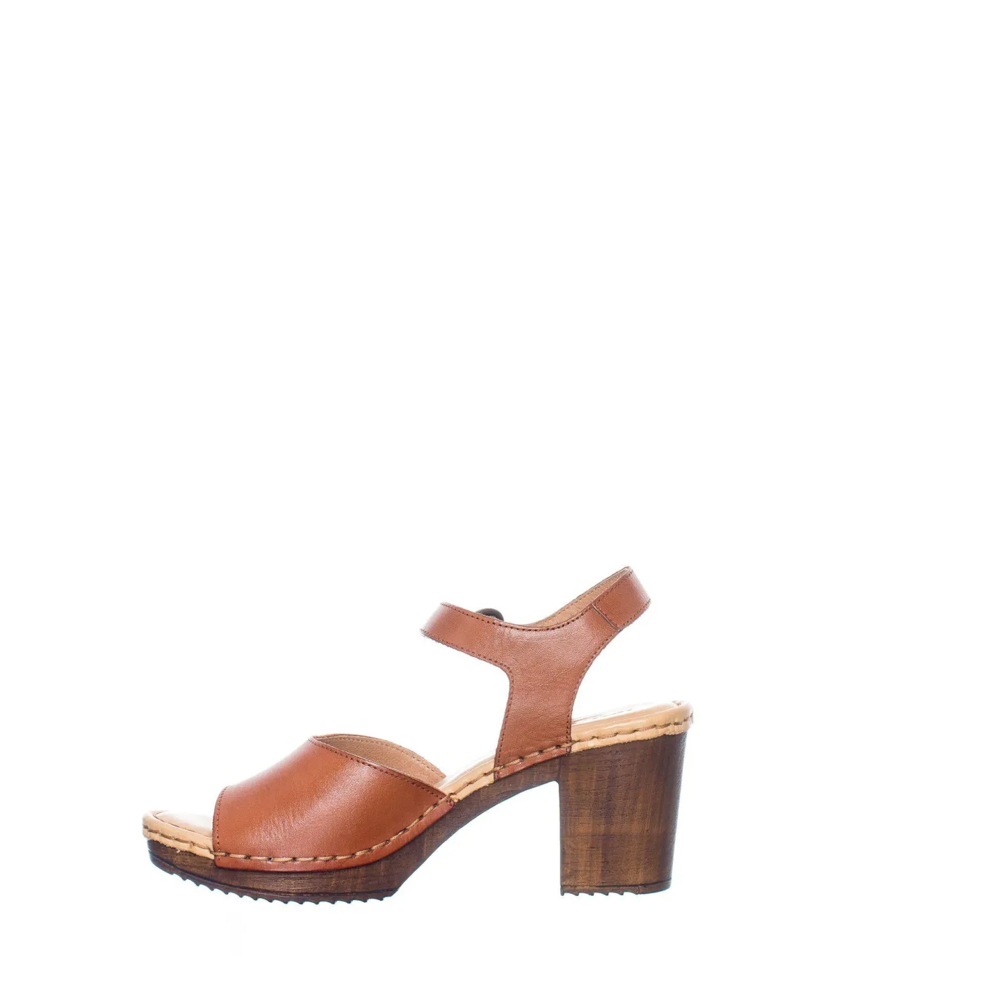 Amelia Clogs — Cognac