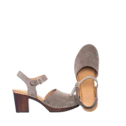 Amelia Clogs — Taupe