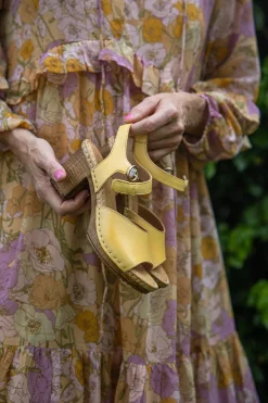 Amelia Clogs — Yellow