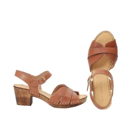 Amy Clogs — Cognac