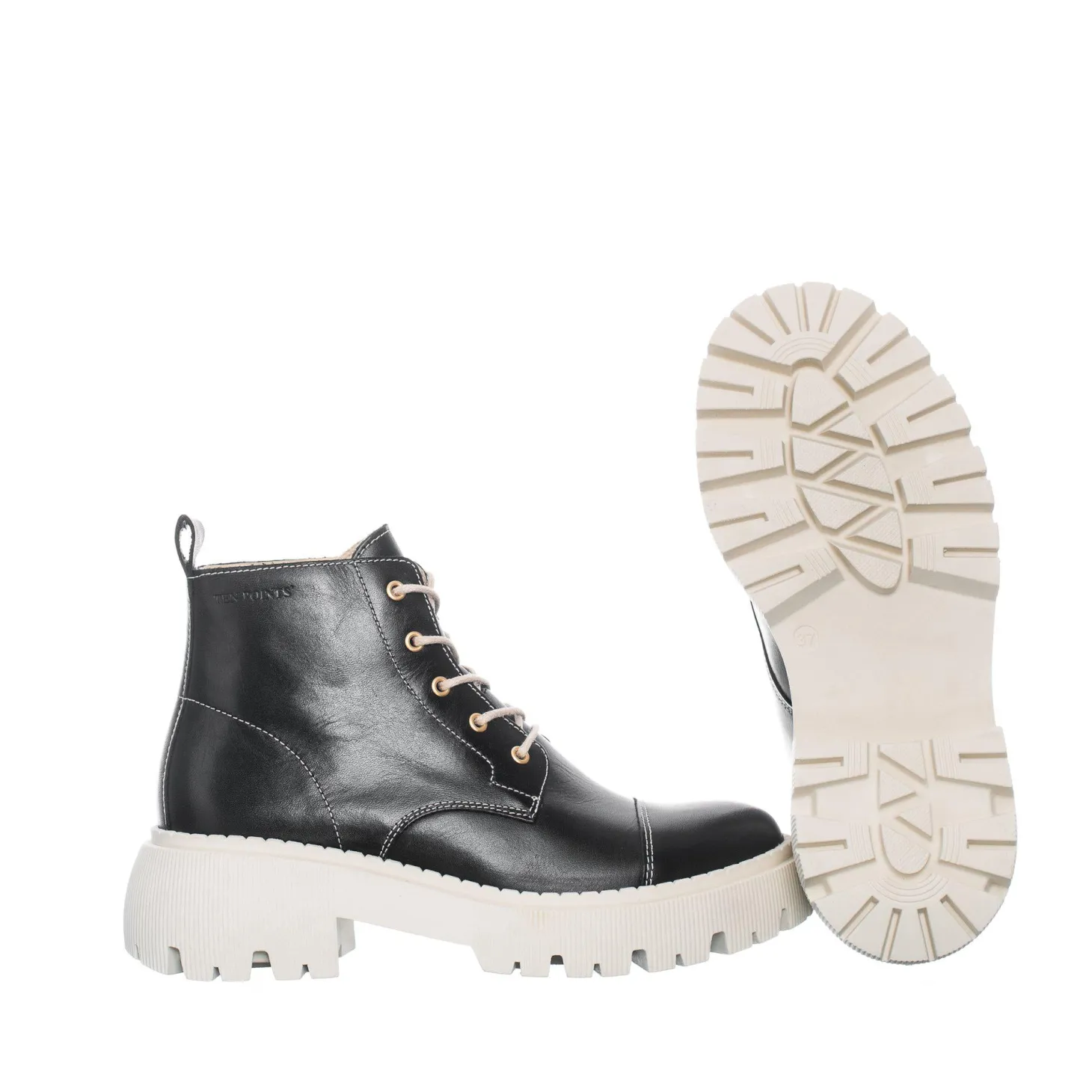 Aretha Laced boots — Black