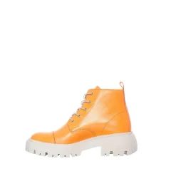 Aretha Laced boots — Orange