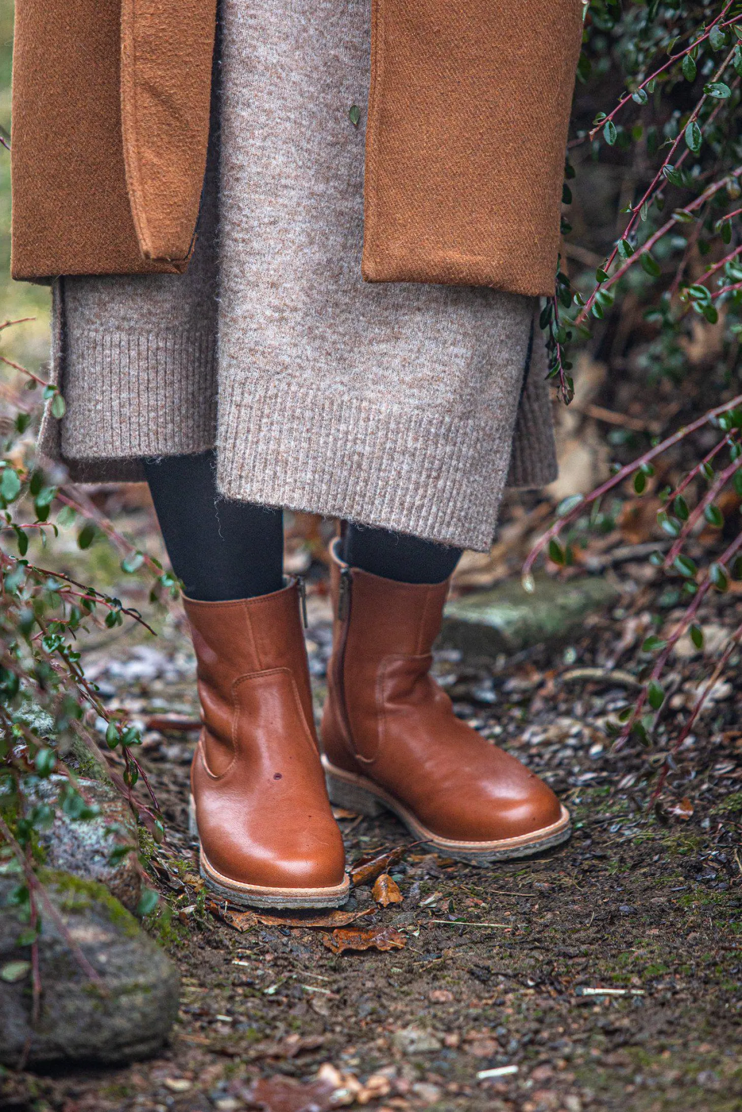 Astrid Warm boots — Cognac
