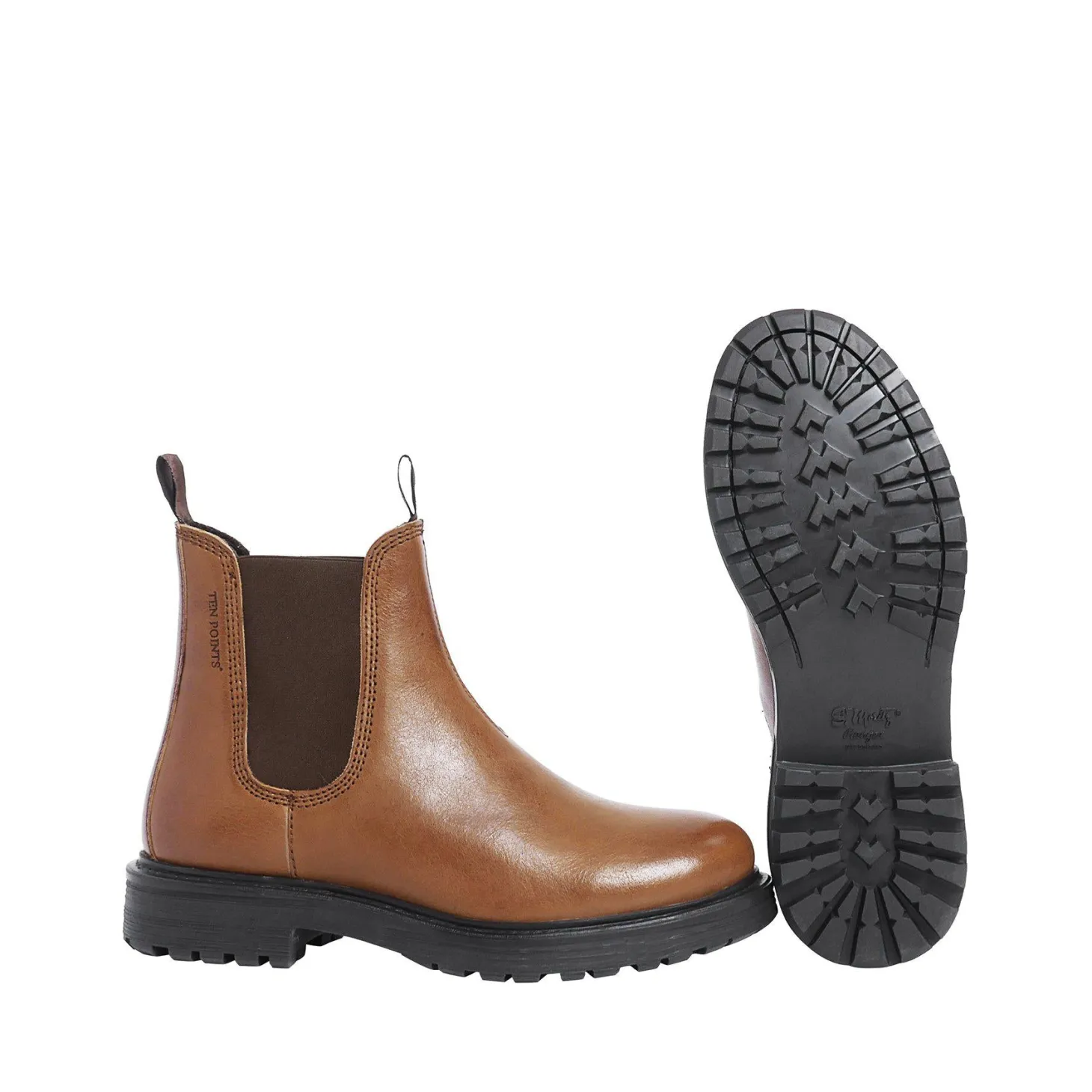 Berit Chelsea boots — Cognac