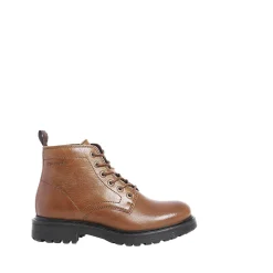 Berit Laced boots — Cognac