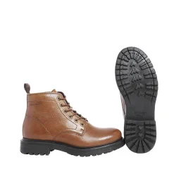 Berit Laced boots — Cognac