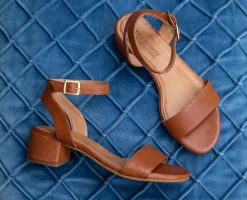 Bonnie Sandals — Cognac