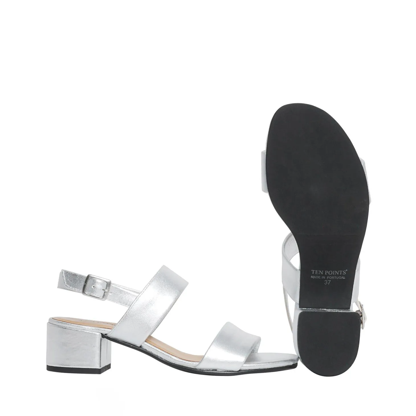 Bonnie Sandals — Silver