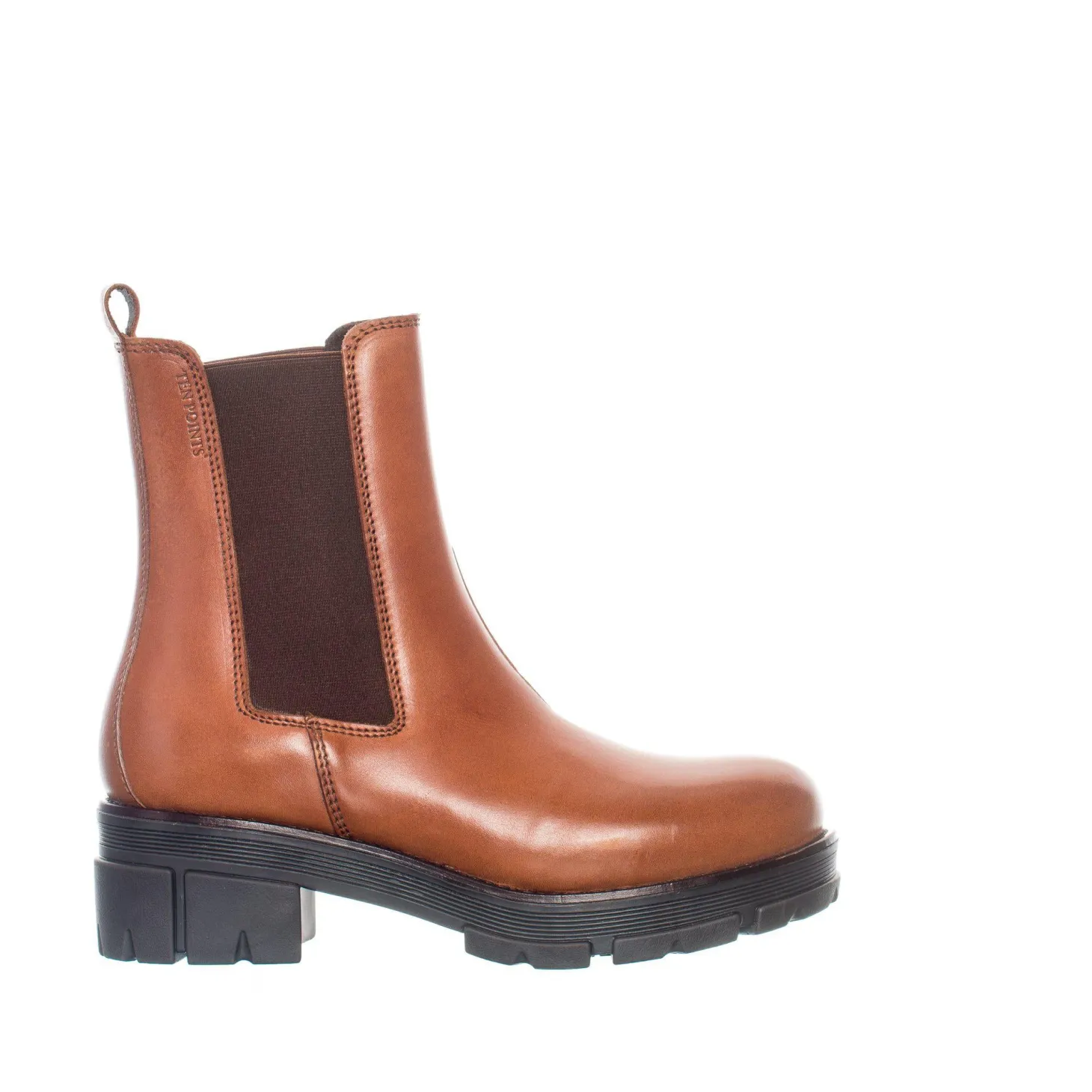 Cecilia Chelsea boots — Cognac