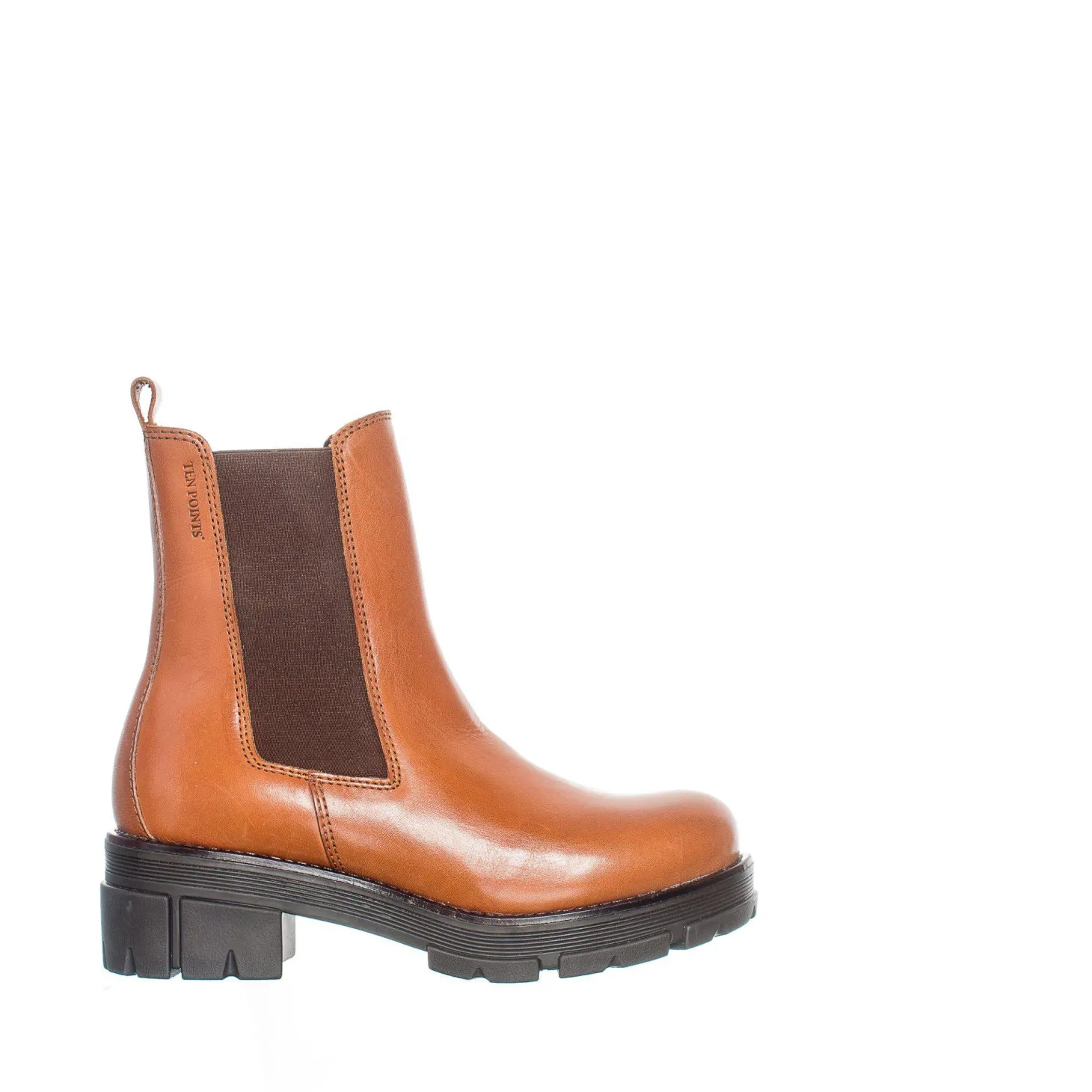 Cecilia Chelsea boots — Cognac