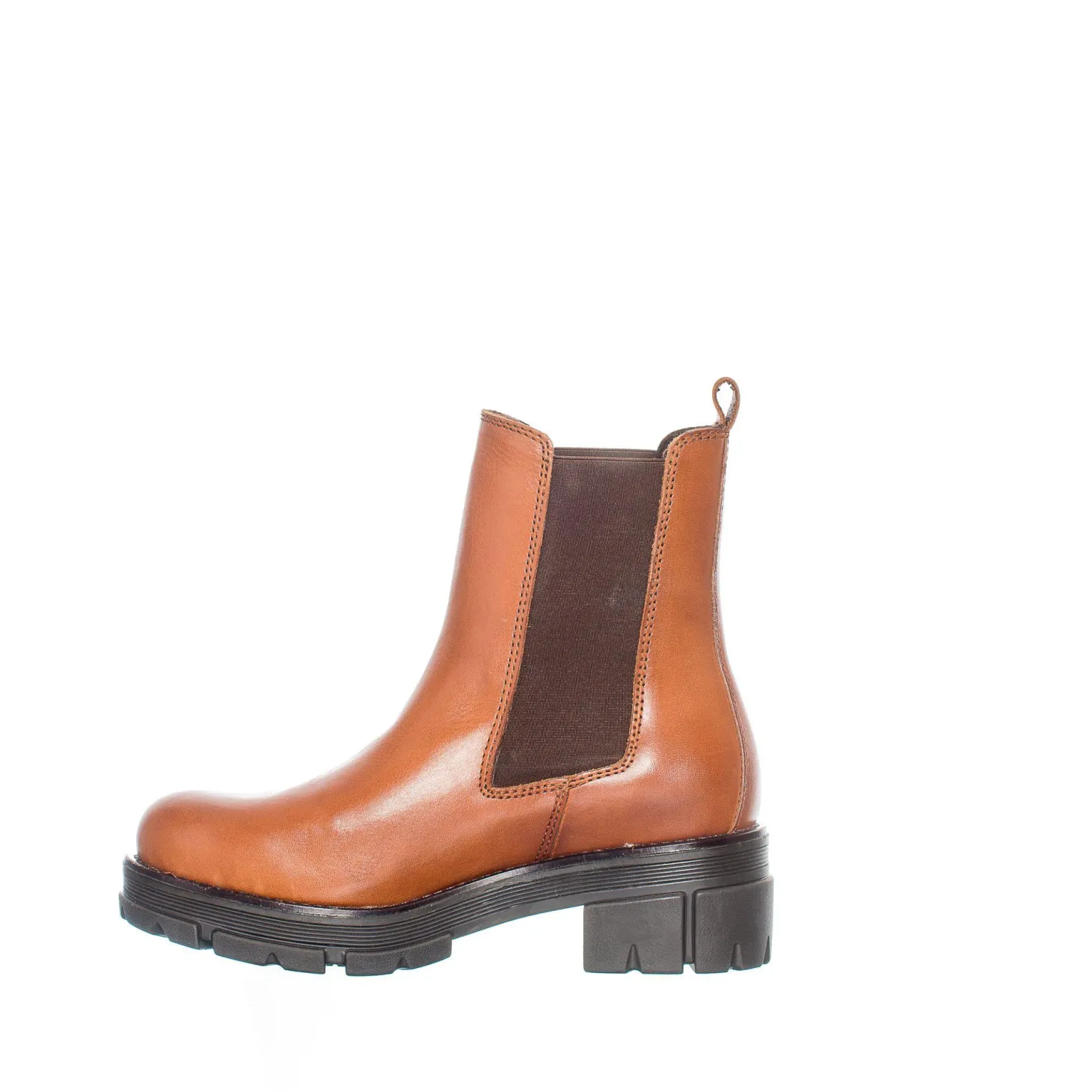Cecilia Chelsea boots — Cognac