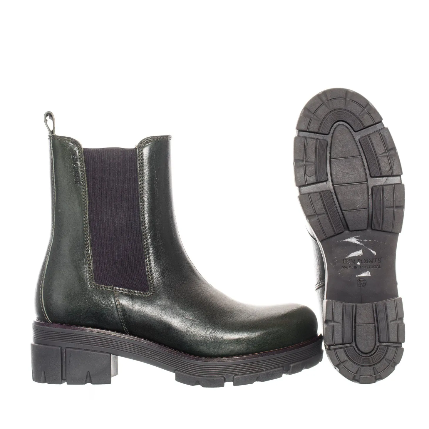 Cecilia Chelsea boots — Dark green