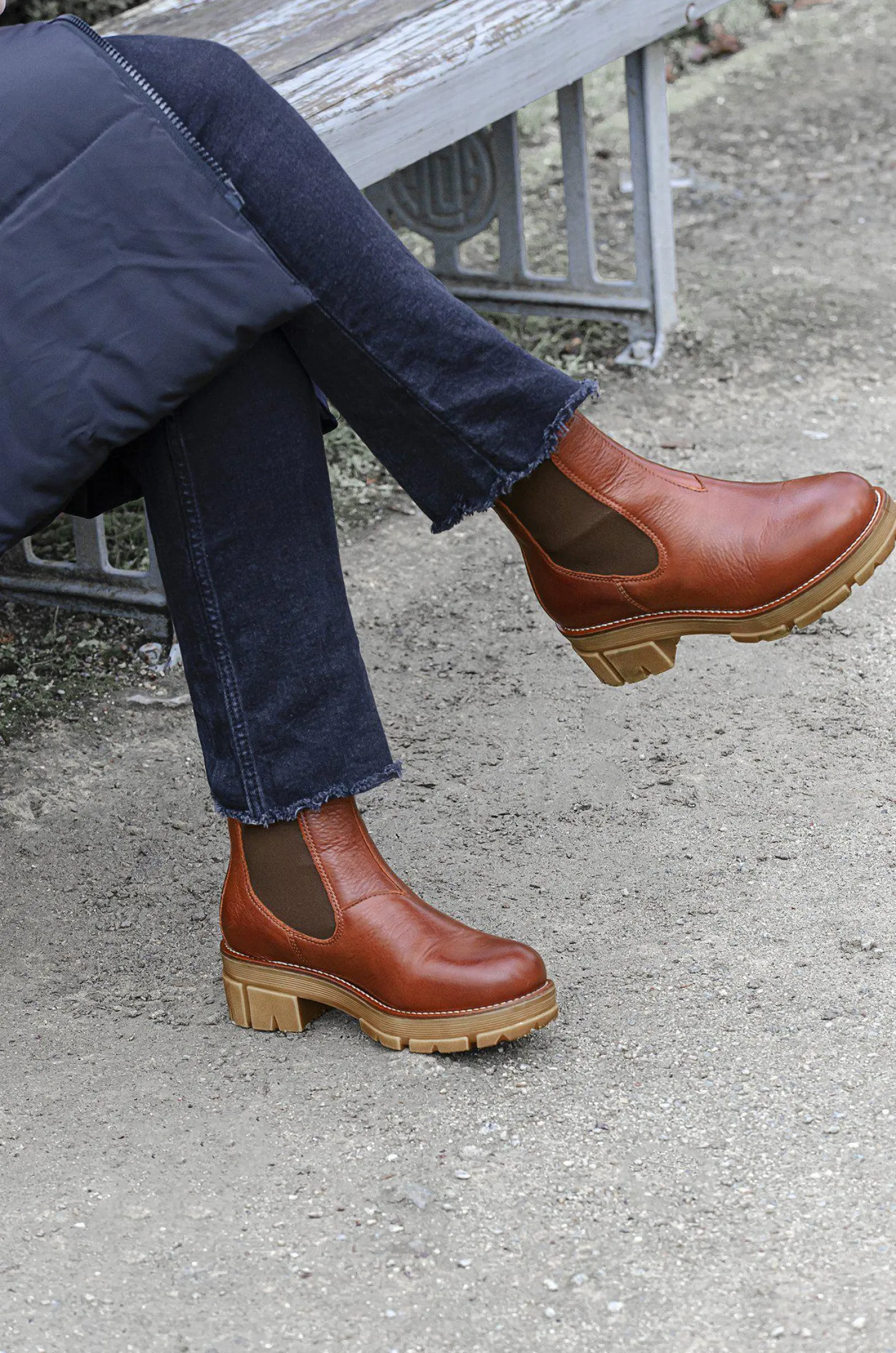 Cecilia Chelsea boots — Nutbrown