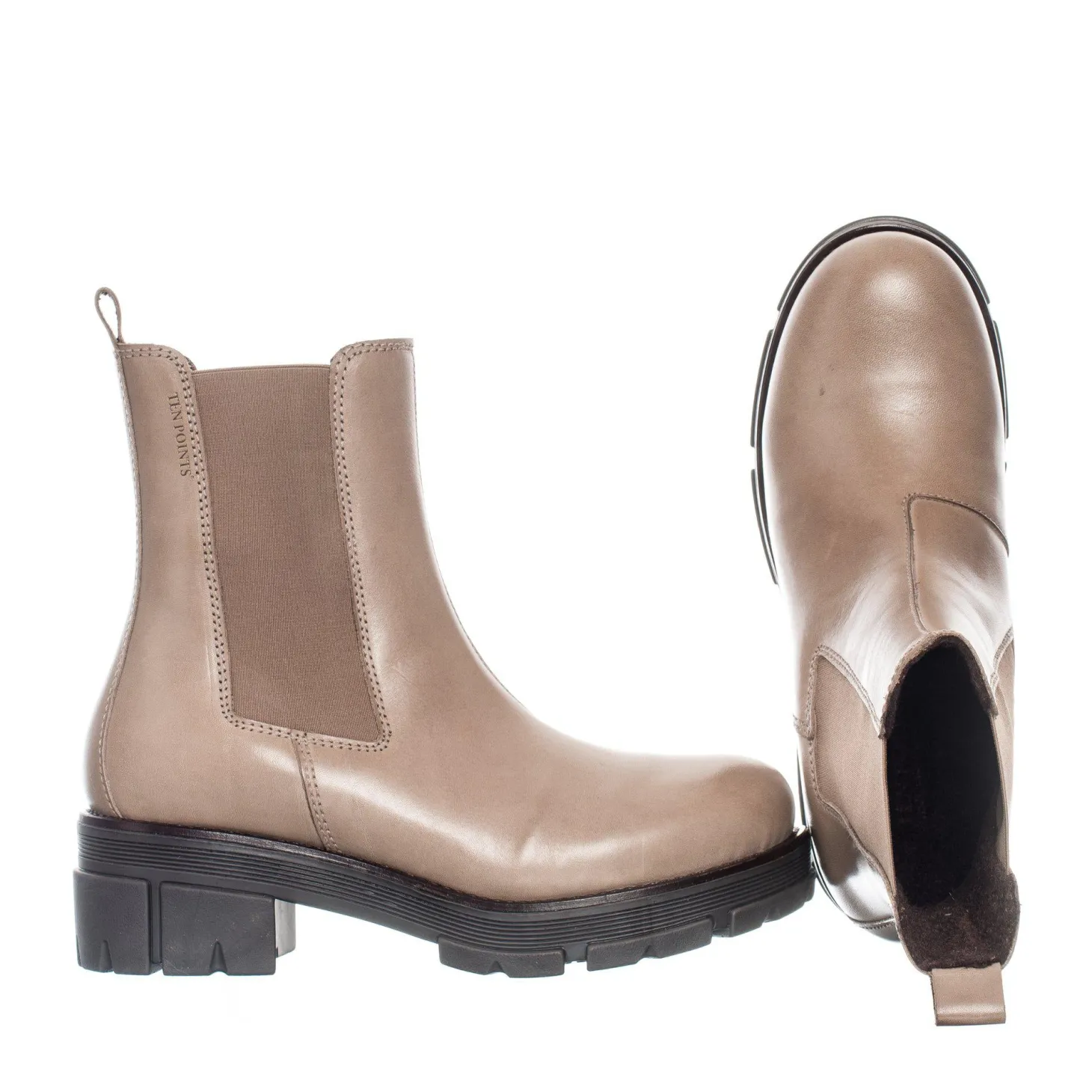 Cecilia Chelsea boots — Taupe