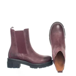 Cecilia Chelsea boots — Wine