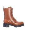 Cecilia Laced boots — Cognac