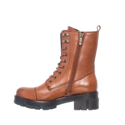 Cecilia Laced boots — Cognac