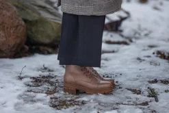 Cecilia Laced boots — Taupe