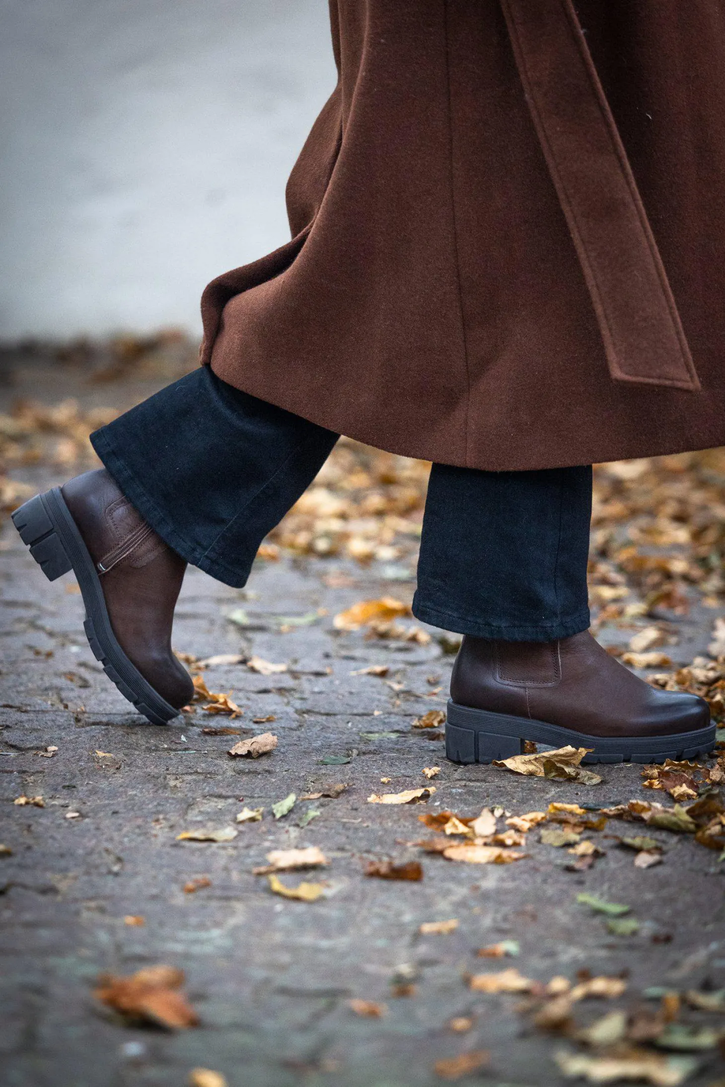 Cecilia Tall shaft boots — Nutbrown