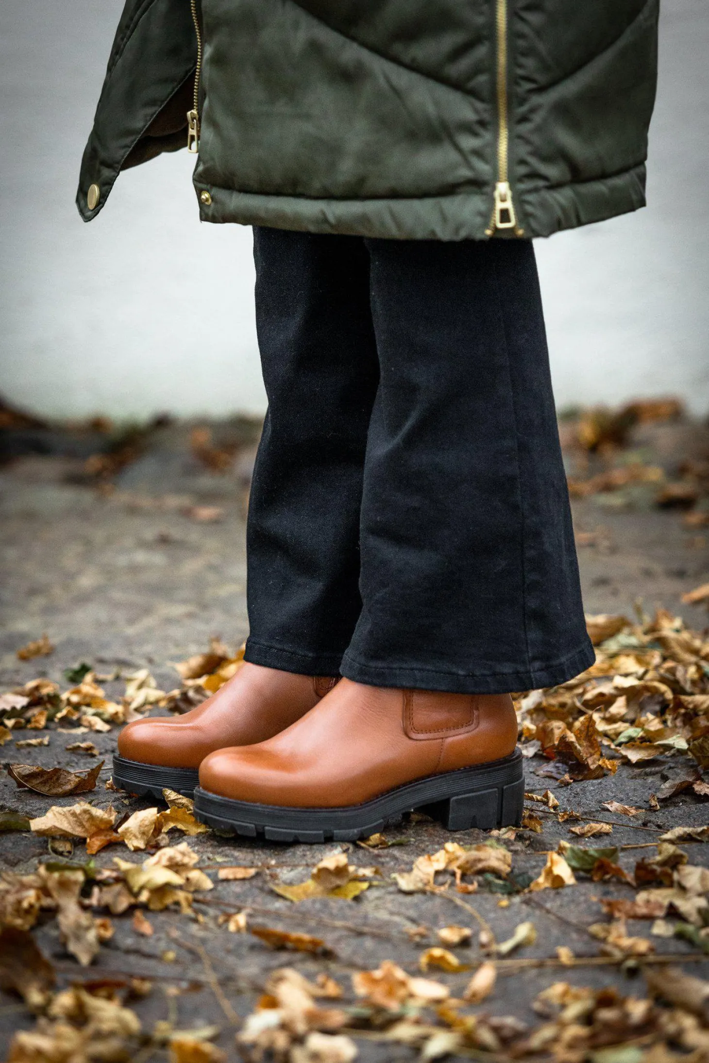 Cecilia Warm boots — Cognac