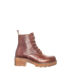 Clarisse Laced boots — Chocolate