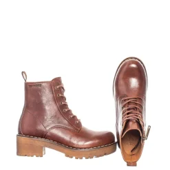 Clarisse Laced boots — Chocolate