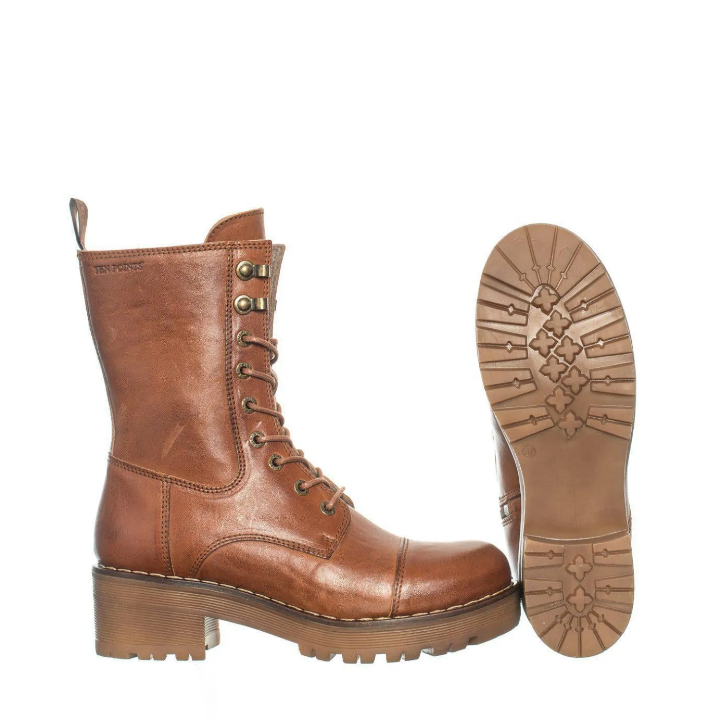 Clarisse Warm boots — Cognac