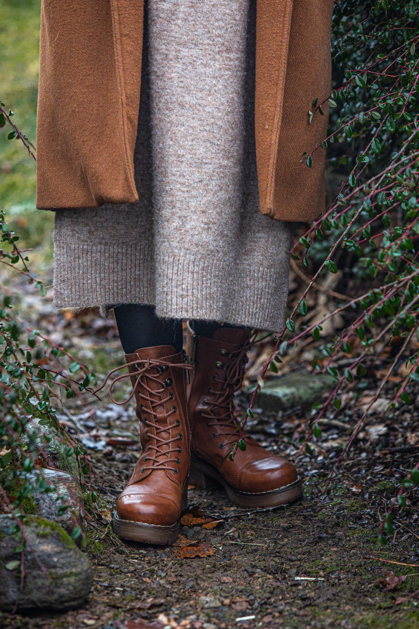Clarisse Warm boots — Cognac