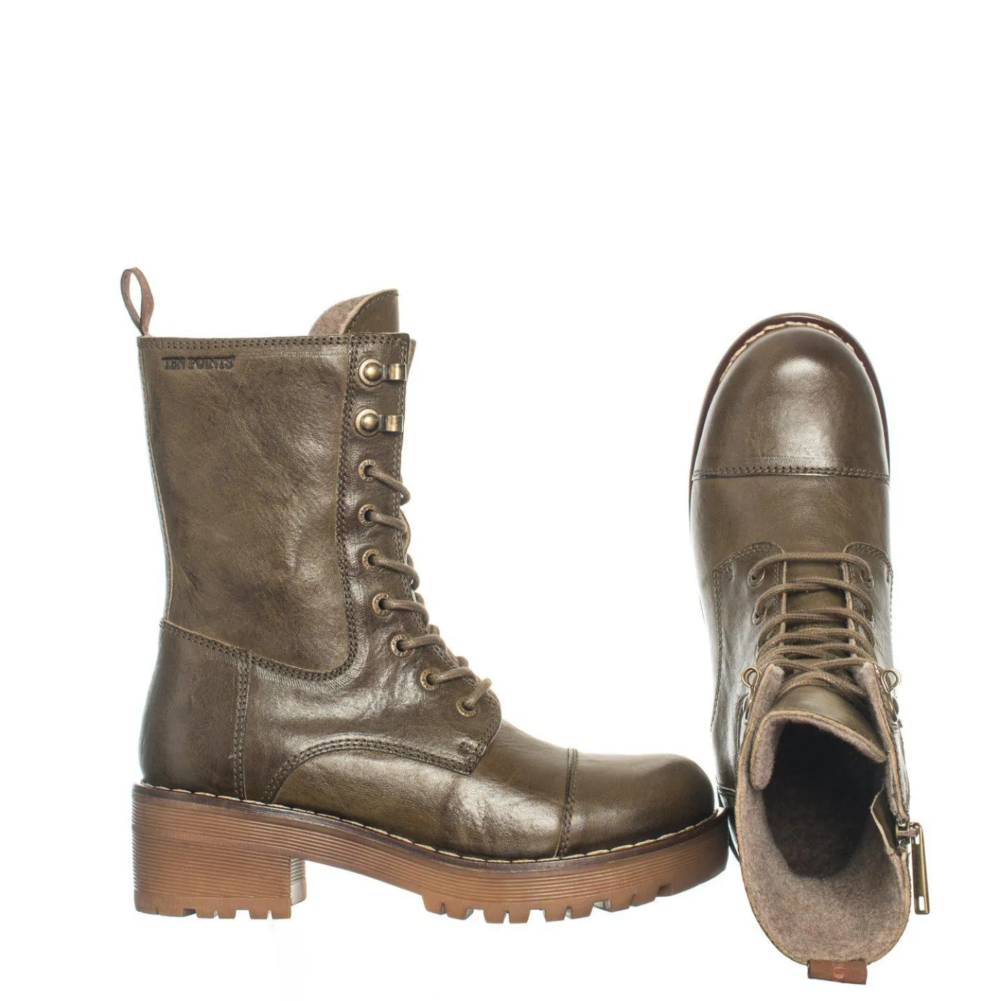 Clarisse Warm boots — Deep green