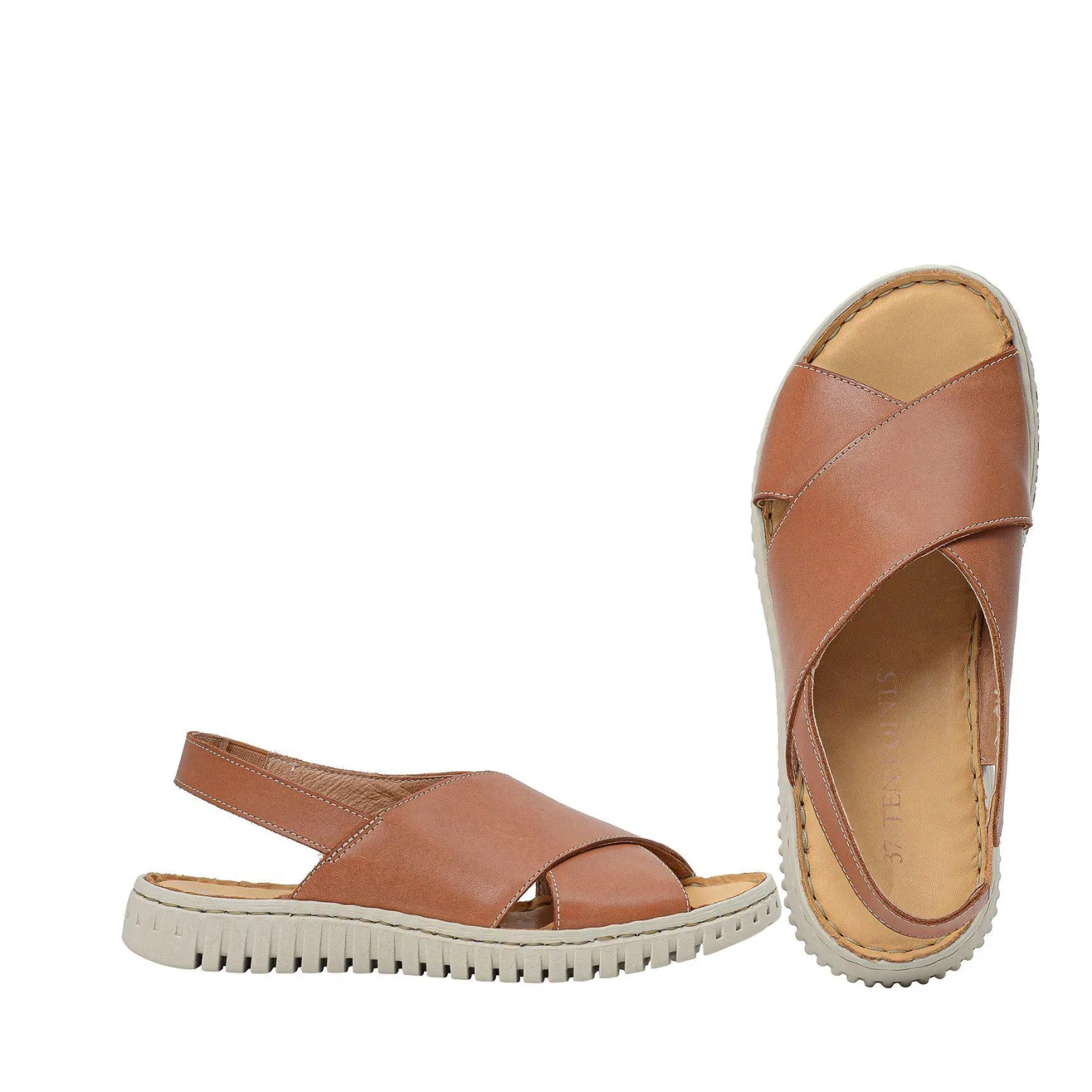 Gunilla Sandals — Cognac