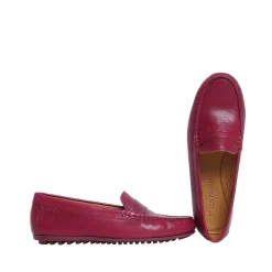 Indy Loafers — Ruby red