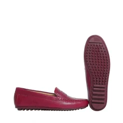 Indy Loafers — Ruby red