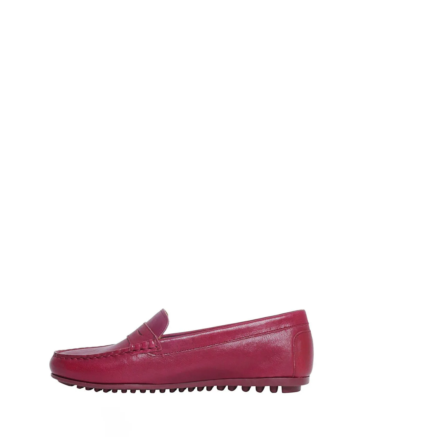 Indy Loafers — Ruby red