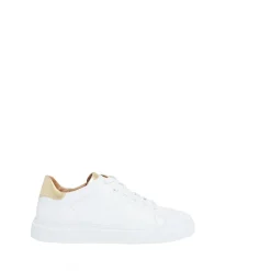 Isolde Sneakers — White/gold