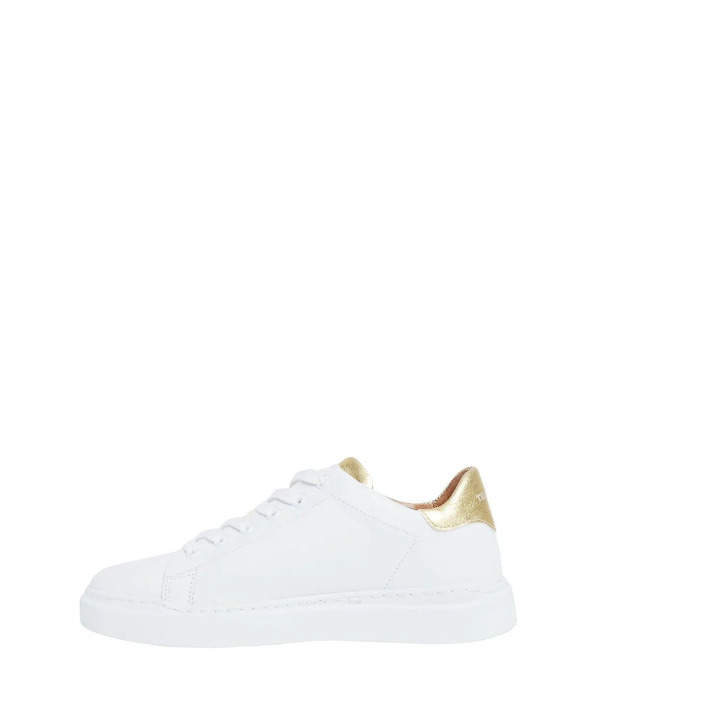 Isolde Sneakers — White/gold