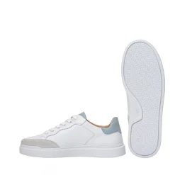 Isolde Sneakers — White/Lightblue
