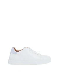Isolde Sneakers — White/Silver