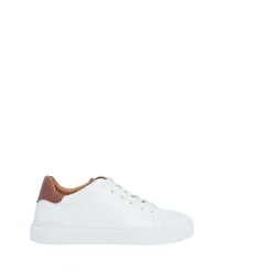 Isolde Sneakers — White/Taupe