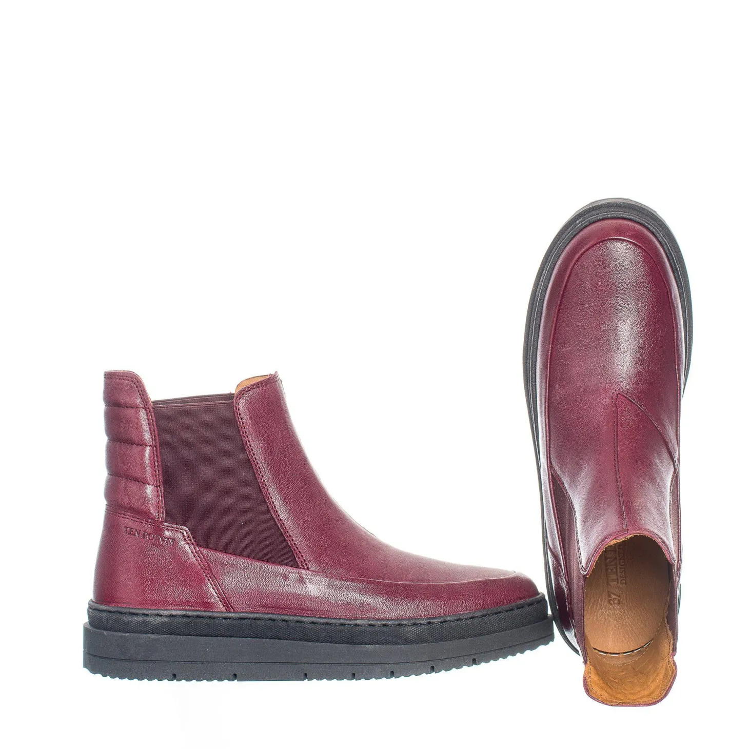 Larina Chelsea boots — Red